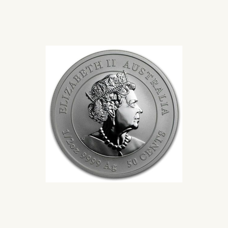 1/2 Troy ounce zilveren munt Lunar 2020