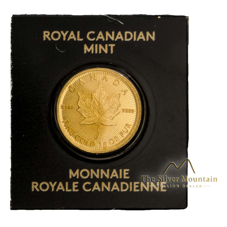 1 Gram gouden Maple Leaf 2019 in Assay Card