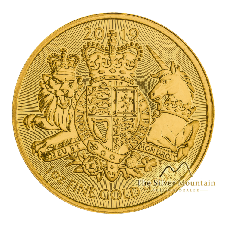 1 Troy ounce gouden munt Royal Arms 2021