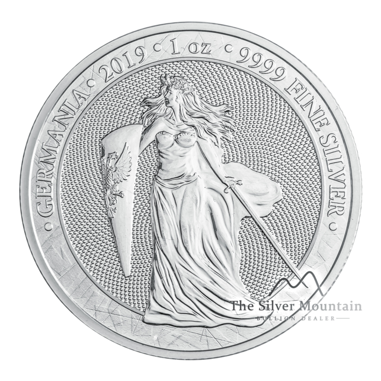 1 Troy ounce zilveren munt Germania 2019
