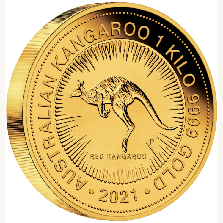 1 Kilo gouden munt Kangaroo 2021