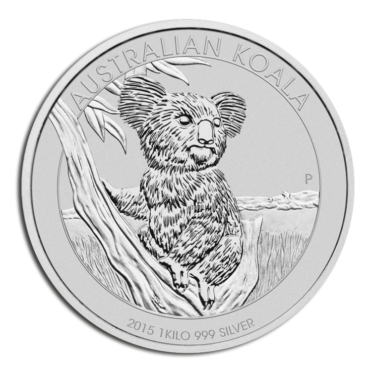 2015 - 1 kilo zilveren Koala munt