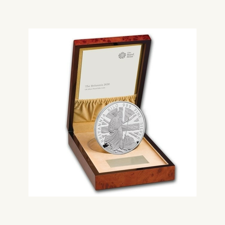 1 kilo zilveren munt Britannia 2020 proof