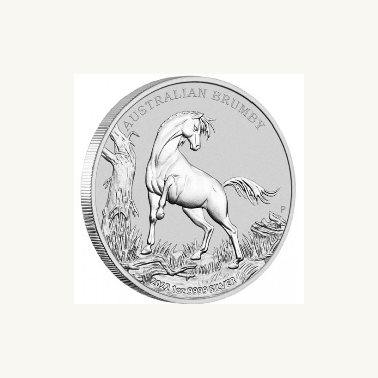 1 troy ounce zilveren Brumby 2022