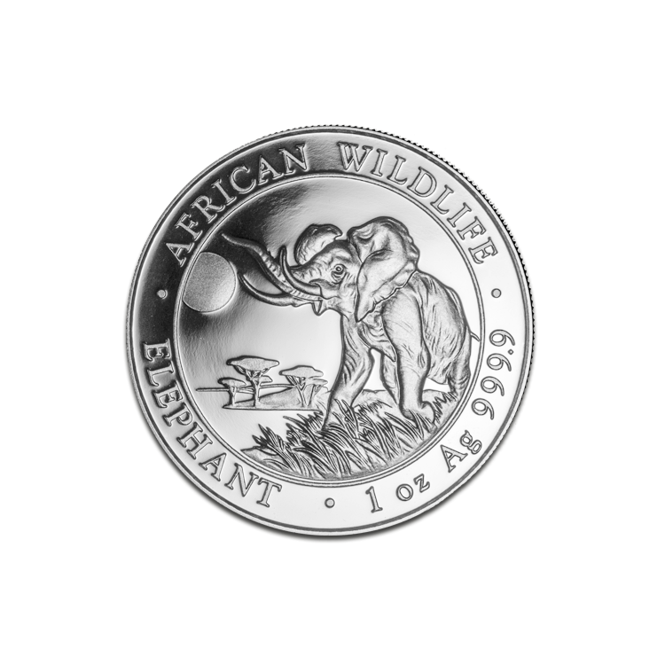 1 troy ounce zilver Somalische Olifant 2016