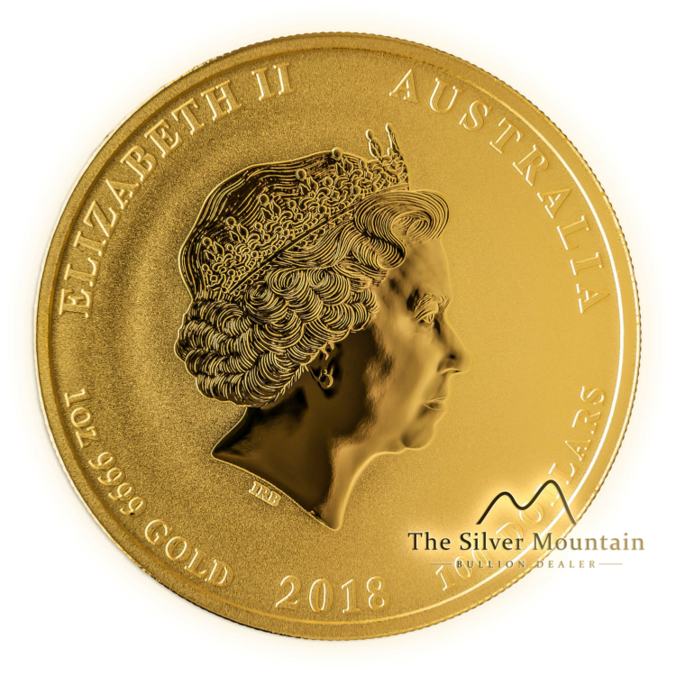 1 troy ounce gouden Lunar munt 2018