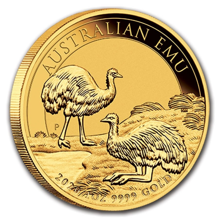 1 troy ounce gouden munt Emoe 2020