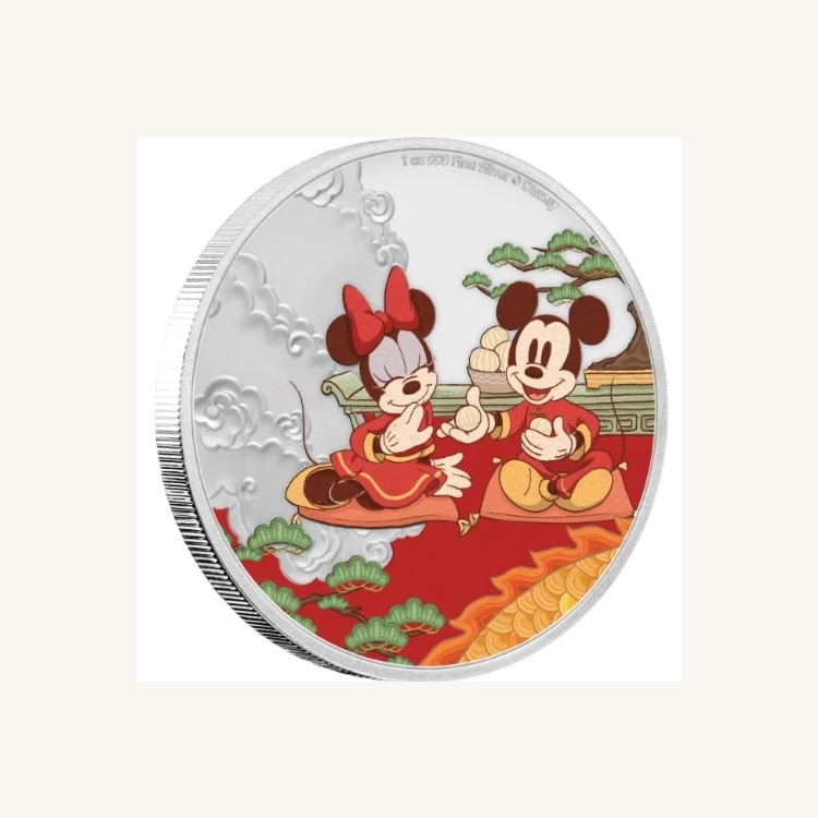 1 Troy ounce zilveren munt Disney Lunar Year of the Mouse 2020 - Good Fortune