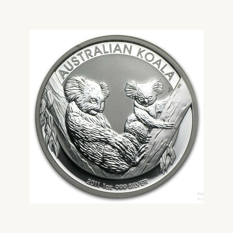1 Troy ounce zilveren munt Koala 2011