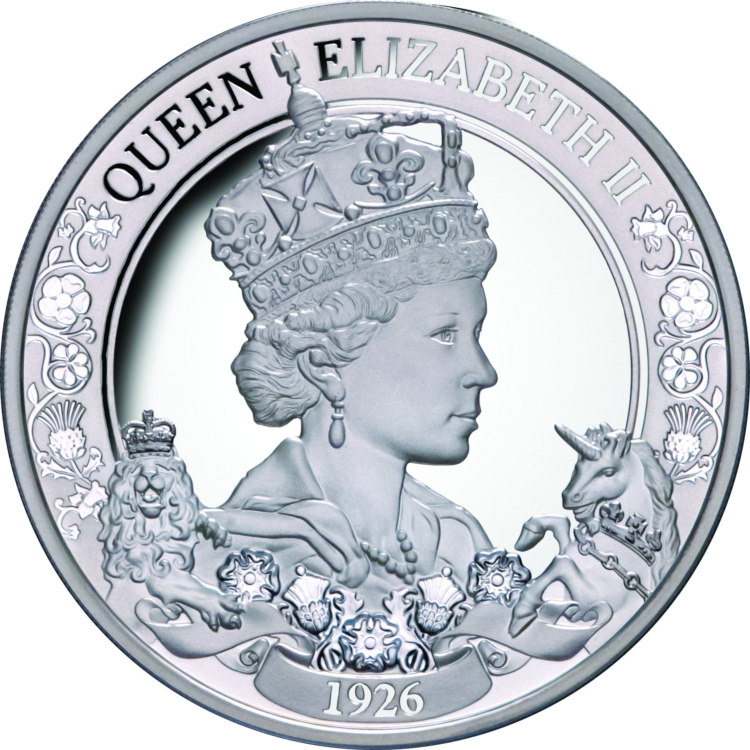 1 troy ounce zilveren munt Queen Elizabeth II 95e verjaardag 2021 proof