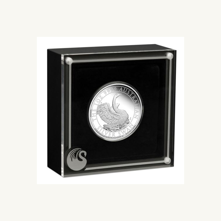 1 troy ounce zilveren munt zwaan 2020 Proof