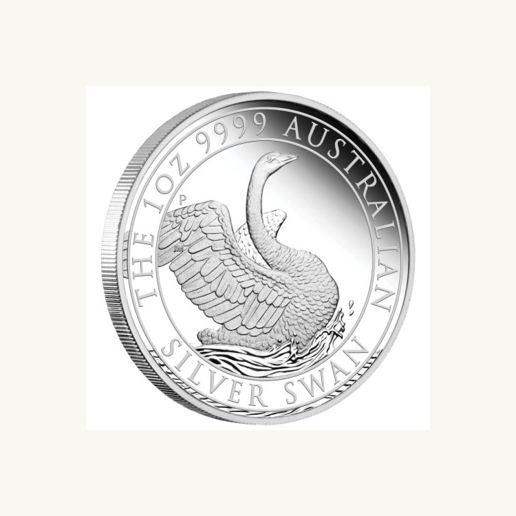 1 troy ounce zilveren munt zwaan 2020 Proof