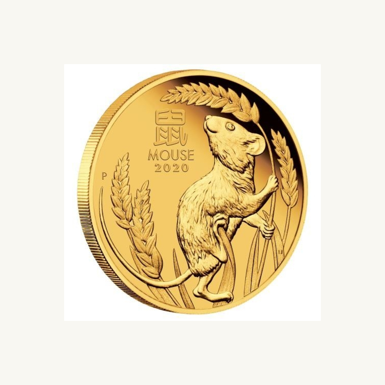 10 Troy ounce gouden munt Lunar 2020