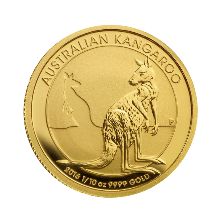 Gouden 1/10 troy ounce Kangaroo munt