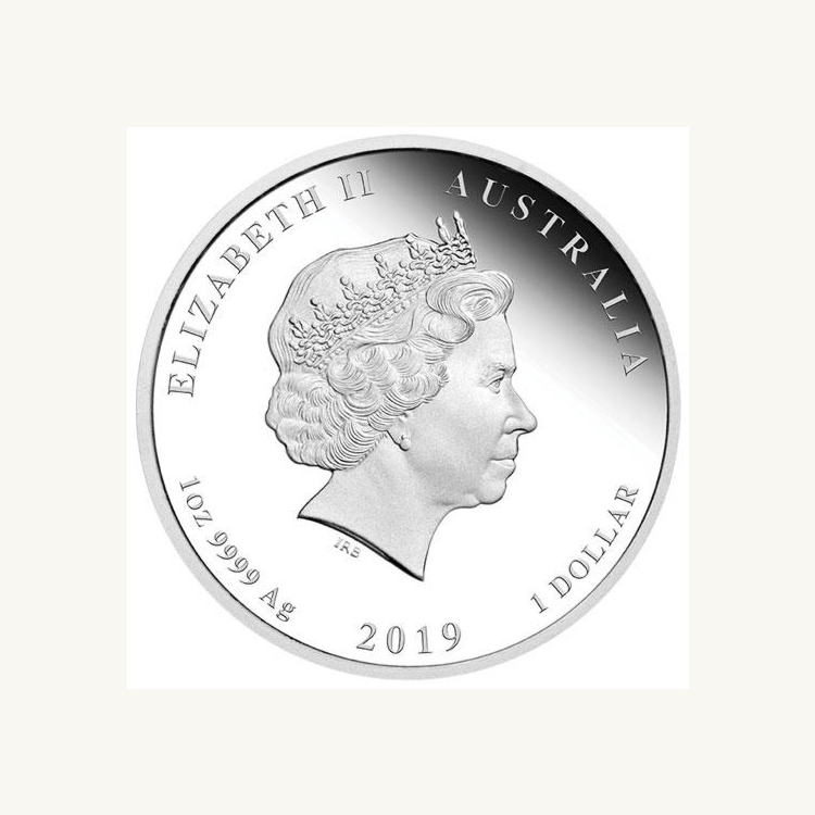 1 Troy ounce zilveren munt Lunar 2019 Proof