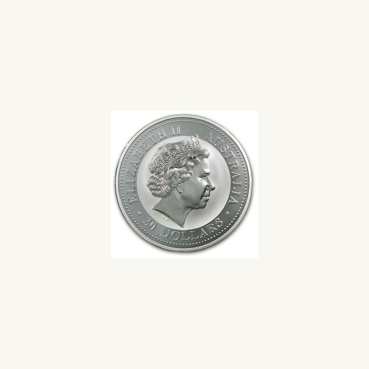 1 Kilo zilver munt Kookaburra 1999