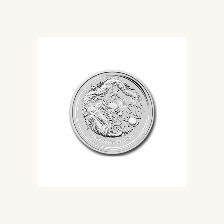1/2 troy ounce zilver Lunar munt 2012