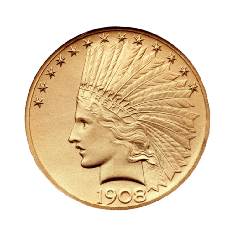 Gouden munt 10 Dollar Indian Head