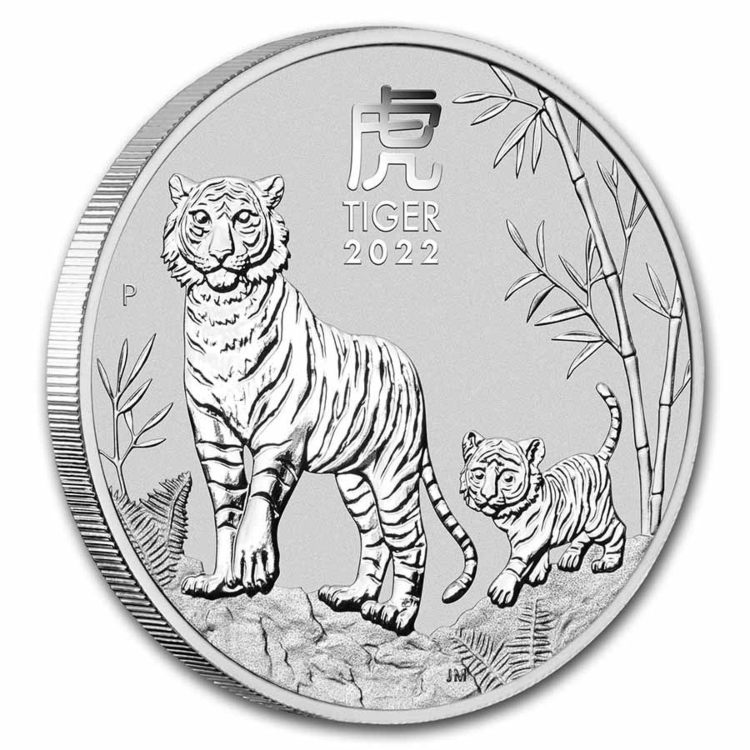1 Kilogram zilveren munt Lunar 2022