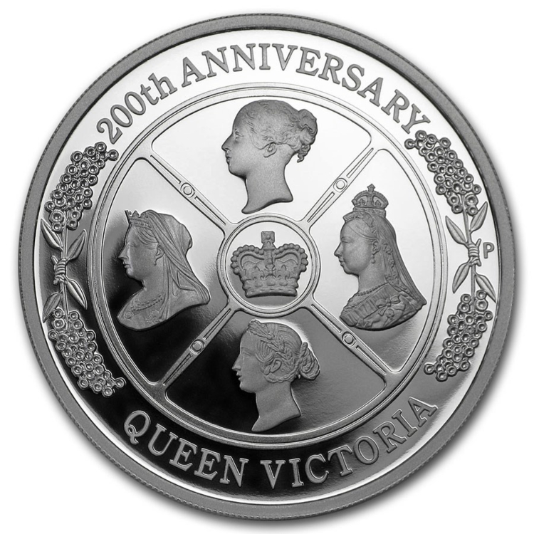 1 Troy ounce zilveren munt Victoria Proof 2019