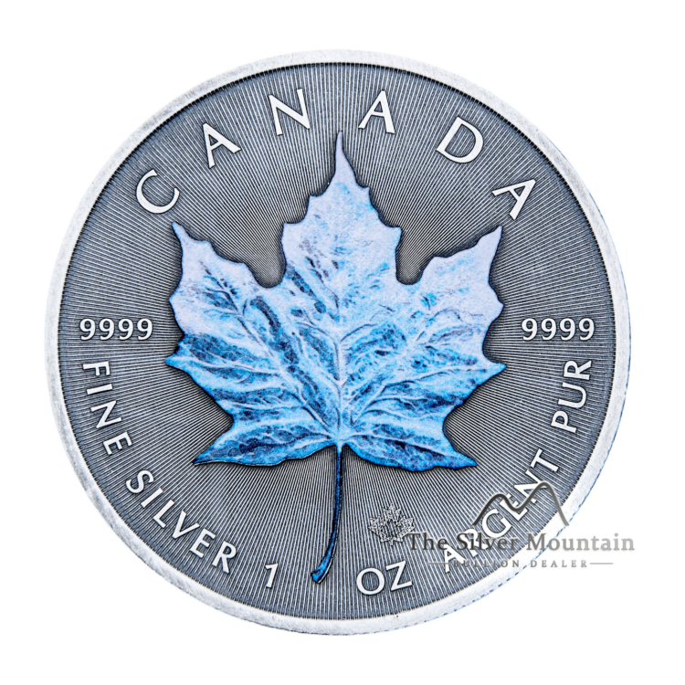 Zilveren munt set troy ounce Maple Leaf - vier seizoenen 2020