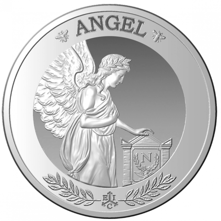 1 troy ounce zilveren munt Saint-Helena engel 2021 Proof