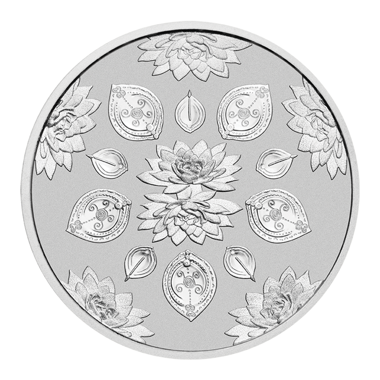 1 troy ounce zilveren munt Diwali 2021