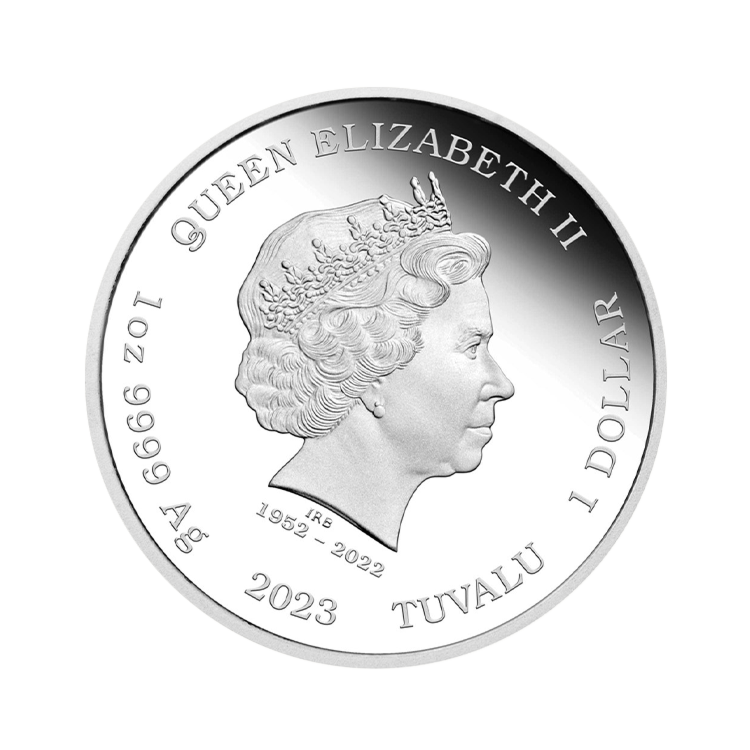 1 troy ounce zilveren James Bond munt proof 2023
