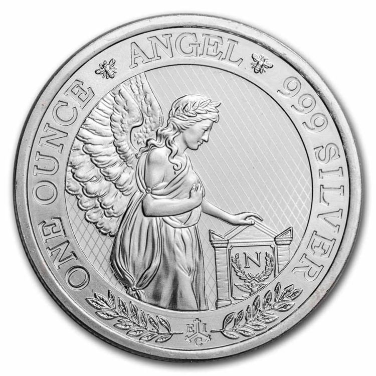 1 troy ounce zilveren munt Saint-Helena engel 2021