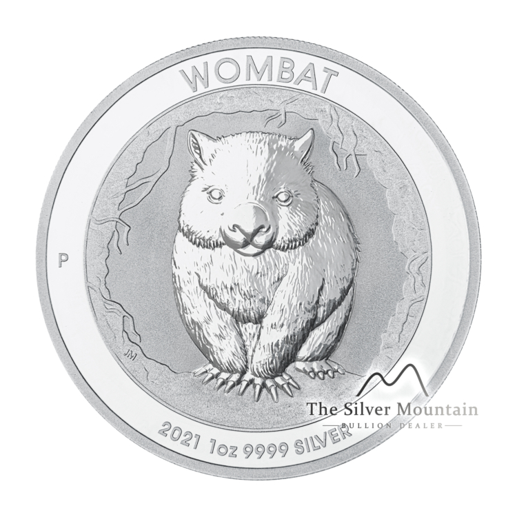 1 troy ounce zilveren munt Wombat 2021