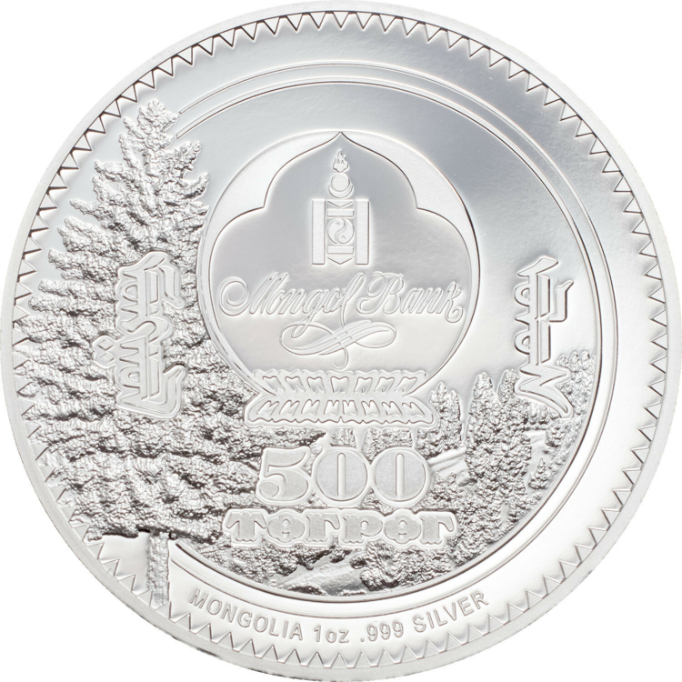 1 troy ounce zilveren munt Woodland Spirit 2021 Proof