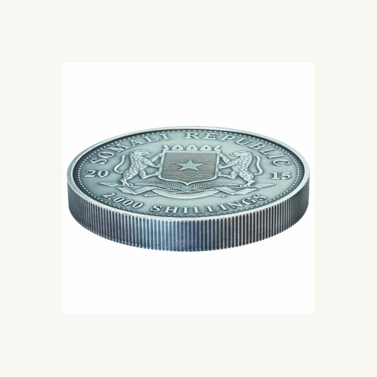 1 kilo zilver Somalische Olifant - prooflike zilveren munt