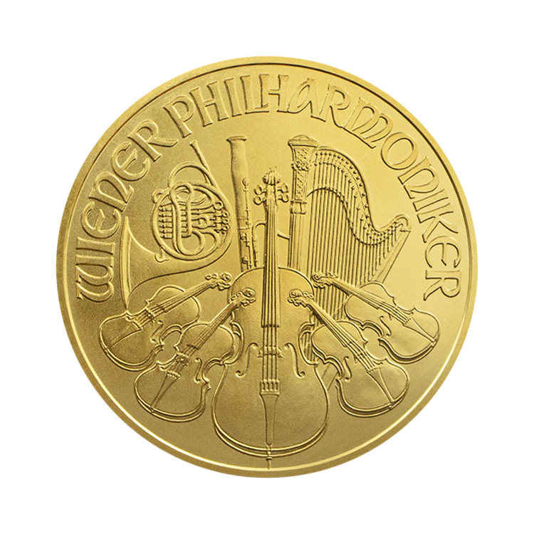 1 troy ounce gouden Philharmoniker munt