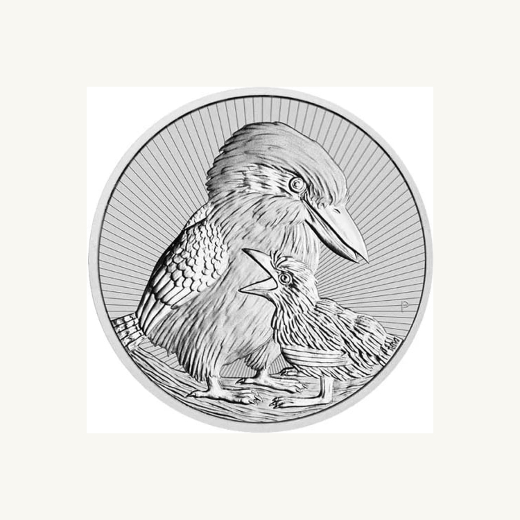2 troy ounce zilveren munt Kookaburra 2020