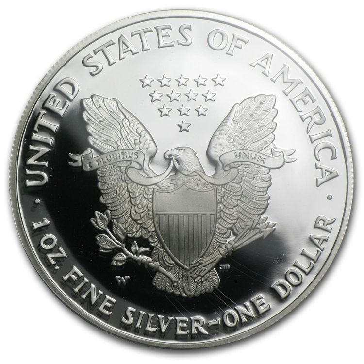 1 Troy ounce zilveren munt American Silver Eagle 2005 Proof