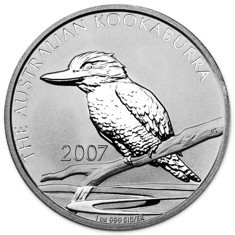 1 Troy ounce zilveren munt Kookaburra 2007
