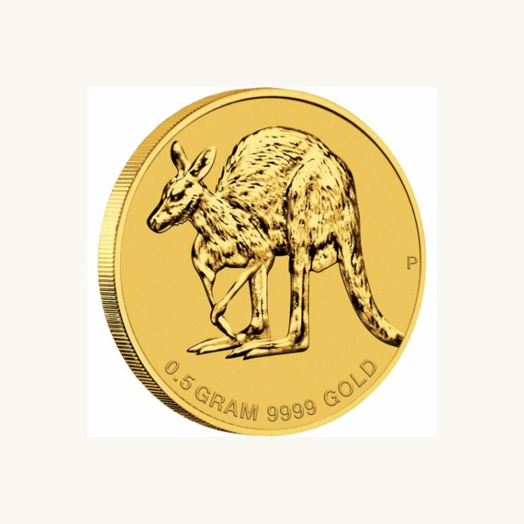 1/2 Gram gouden munt Kangaroo 2011