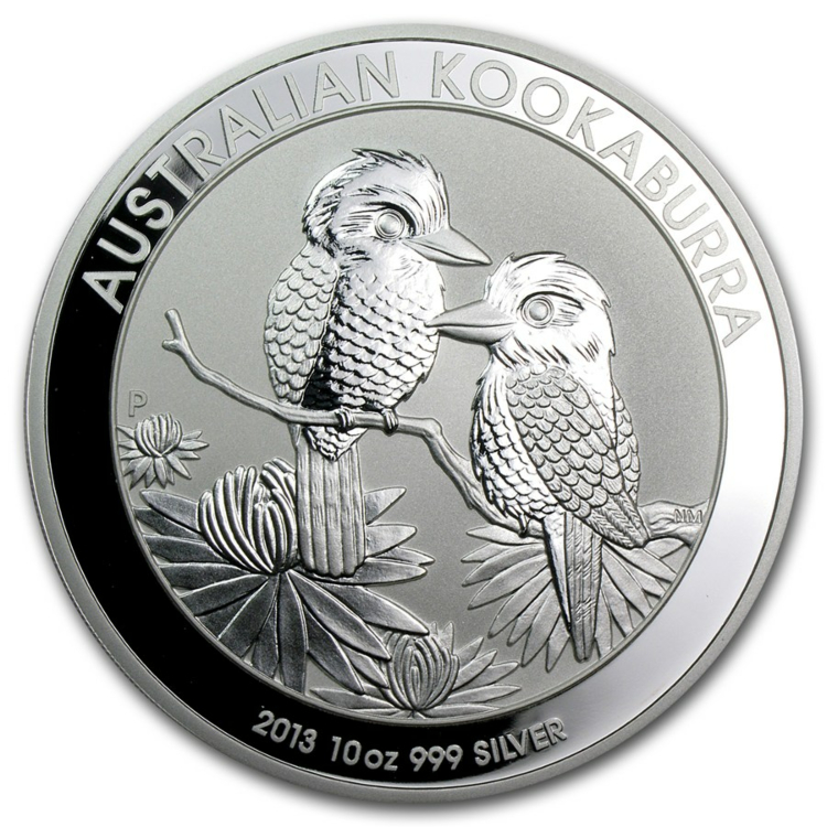 10 Troy ounce zilveren munt Kookaburra 2013