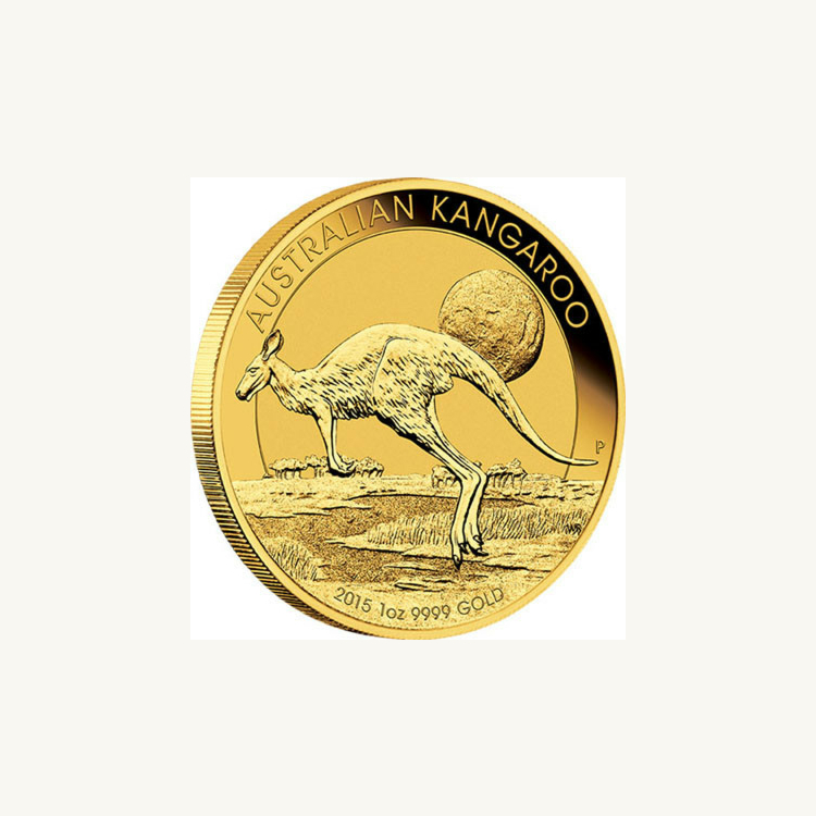 Setje gouden Nugget munten 1987 en 1988