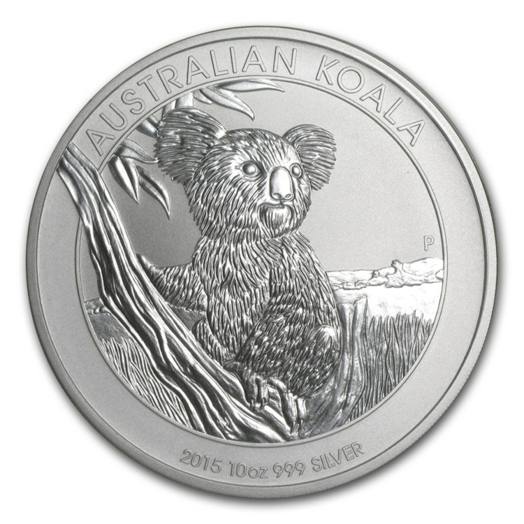 10 Troy ounce zilveren munt Koala 2015
