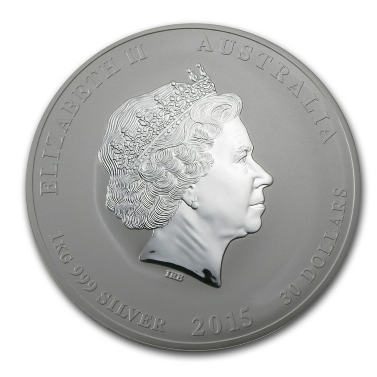 1 kilo zilver Lunar munt 2015 - jaar van de geit