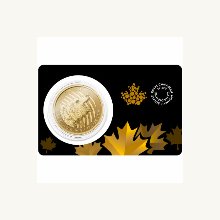 1 troy ounce gouden munt Grizzly Bear 2016