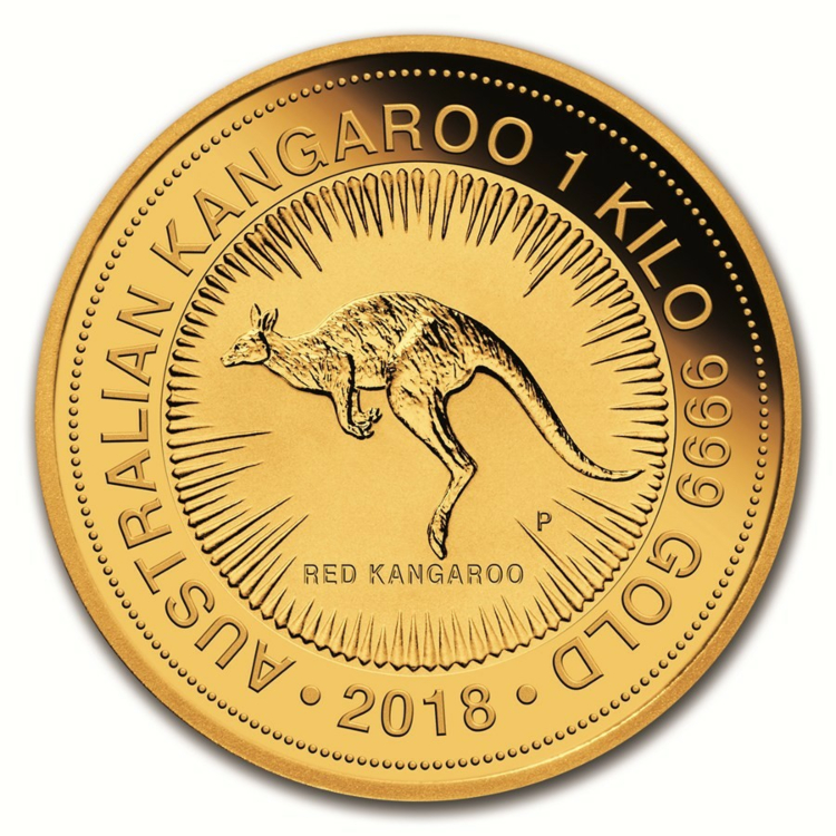 1 Kilo gouden munt Kangaroo 2018