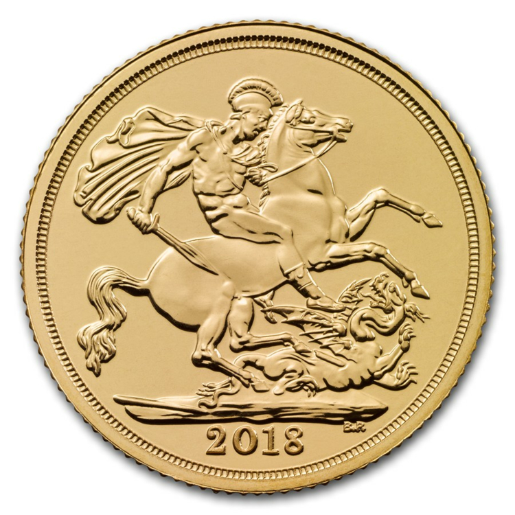 Gouden munt Sovereign 2018