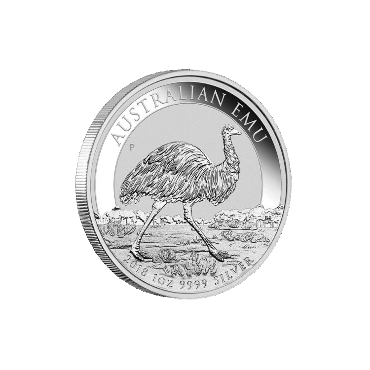 1 Troy ounce zilveren munt Emoe 2018