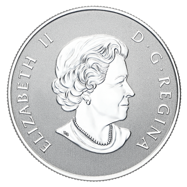 1/2 Troy ounce zilveren munt Maple Leaf 2019