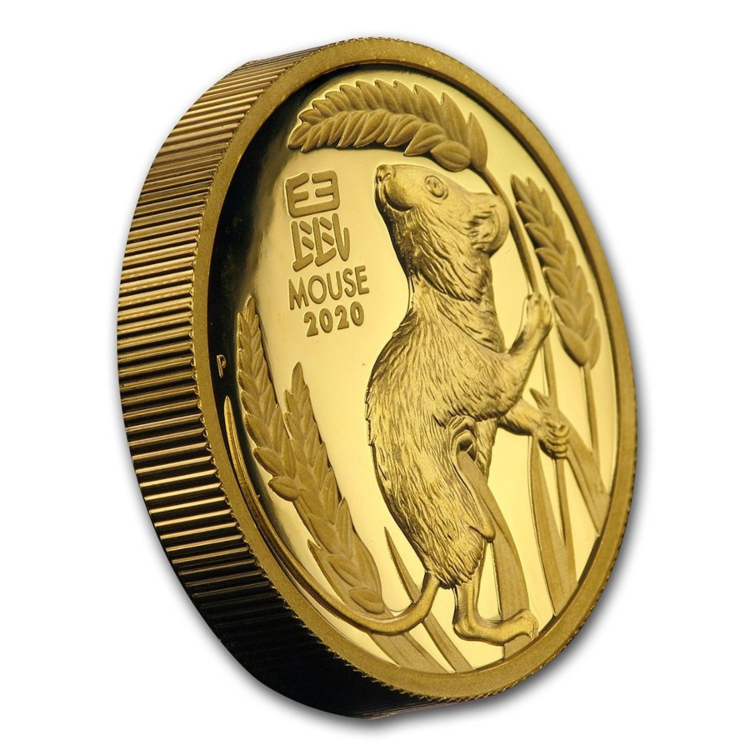 1 Troy ounce gouden munt Lunar 2020 Proof