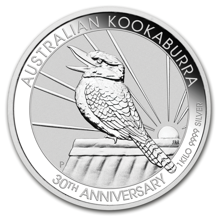 1 Kilo zilveren munt Kookaburra 2020