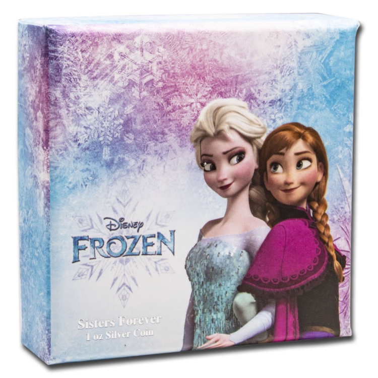 1 troy ounce zilveren munt Disney Frozen - zusjes voor altijd 2020 Proof