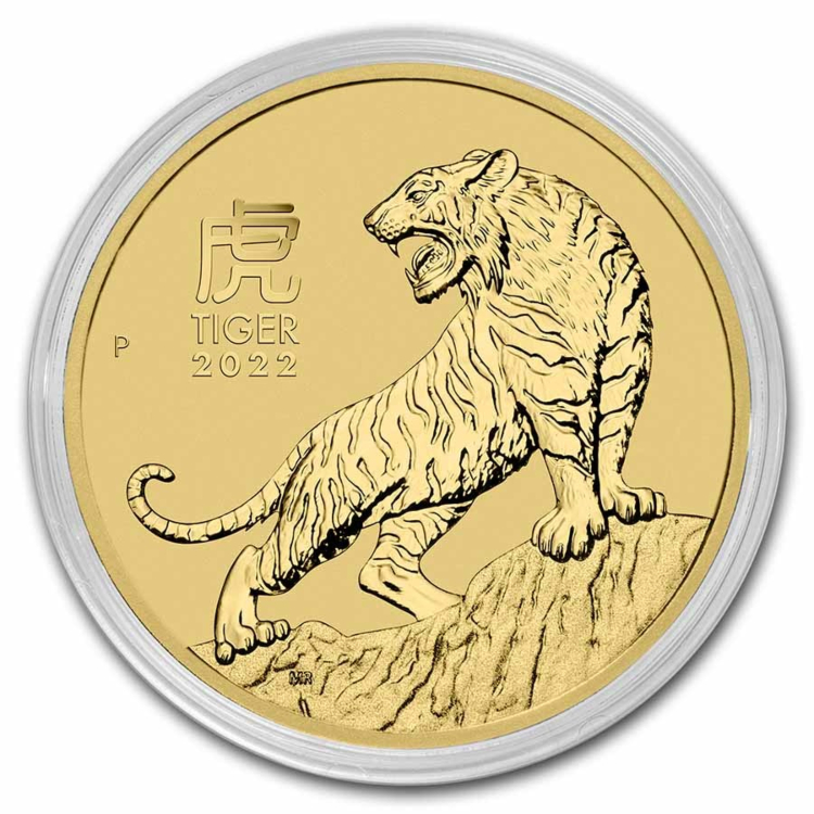 10 Troy ounce gouden munt Lunar 2022